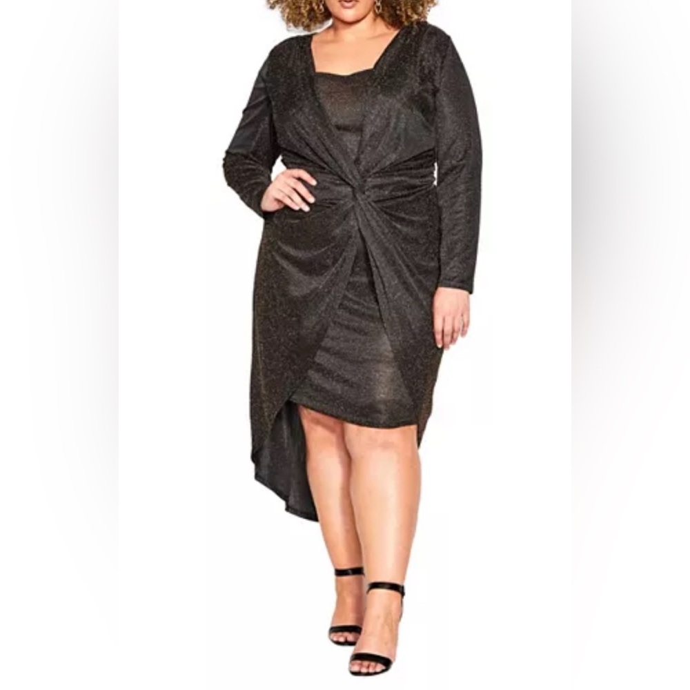 City chic Mysterious dress size 18W. New in package black